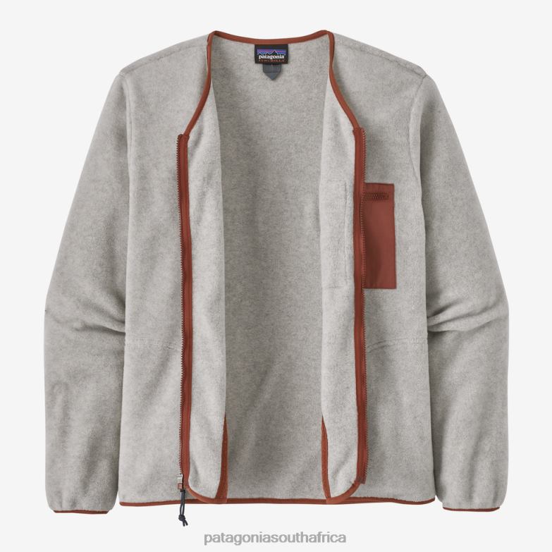Women Synchilla Fleece Cardigan Jacket Oatmeal Heather Patagonia Apparel P6ZJ6606