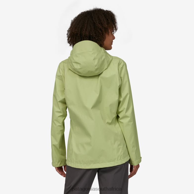 Women Torrentshell 3L Rain Jacket Friend Green Patagonia Apparel P6ZJ6132