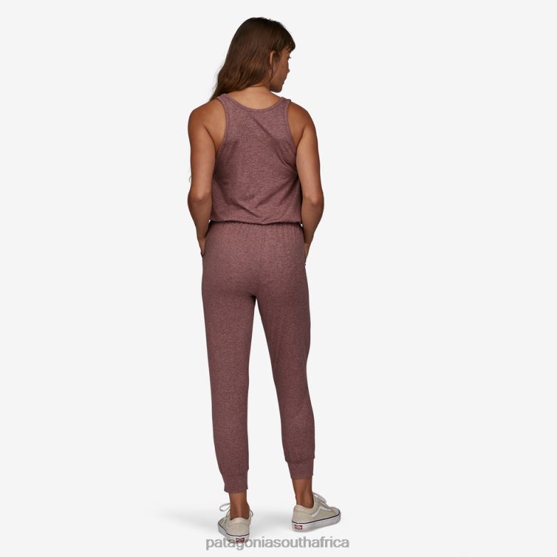 Women Seabrook Jumpsuit Dusky Brown Patagonia Apparel P6ZJ6952