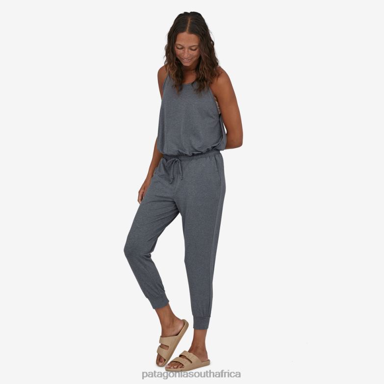 Women Seabrook Jumpsuit Plume Grey Patagonia Apparel P6ZJ6950