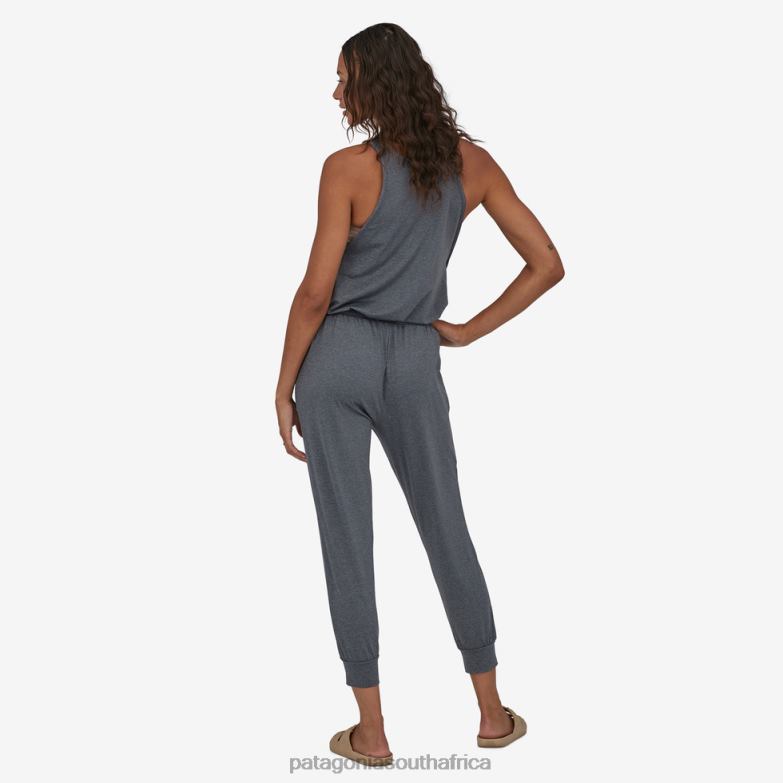 Women Seabrook Jumpsuit Plume Grey Patagonia Apparel P6ZJ6950
