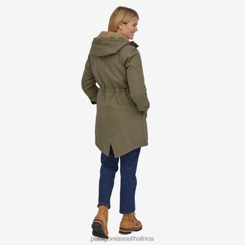 Women Insulated Prairie Dawn Parka Sage Khaki Patagonia Apparel P6ZJ6196