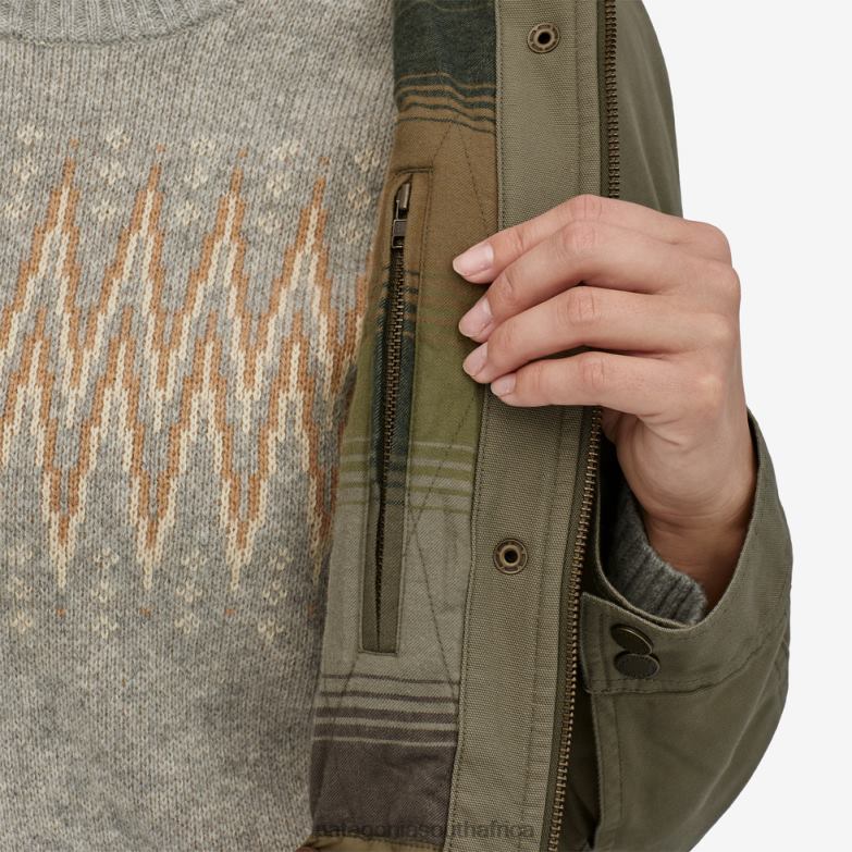 Women Insulated Prairie Dawn Parka Sage Khaki Patagonia Apparel P6ZJ6196