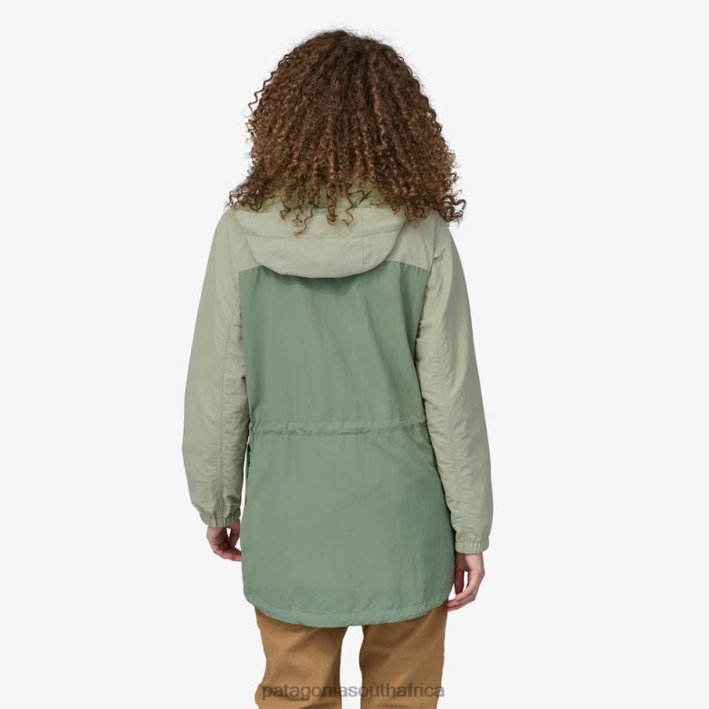 Women Skyforest Parka Sedge Green Patagonia Apparel P6ZJ6392