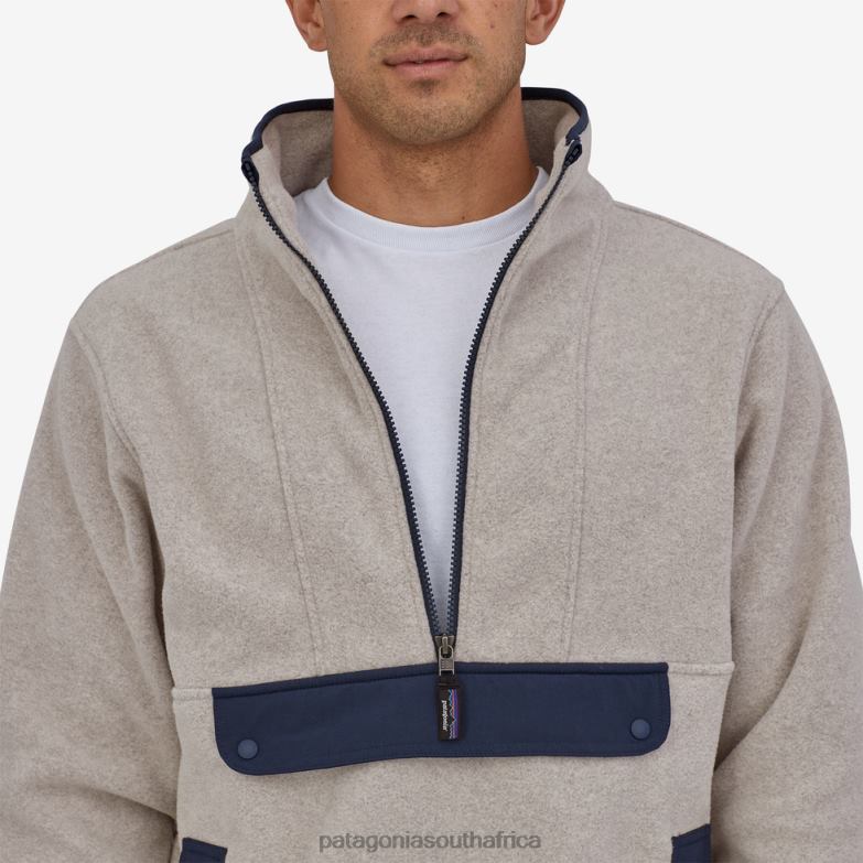 Women Synchilla Fleece Anorak Light Plume Grey Patagonia Apparel P6ZJ6256