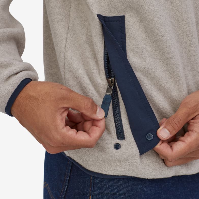 Women Synchilla Fleece Anorak Oatmeal Heather Patagonia Apparel P6ZJ6253