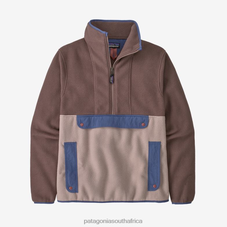 Women Synchilla Fleece Anorak Stingray Mauve Patagonia Apparel P6ZJ6255