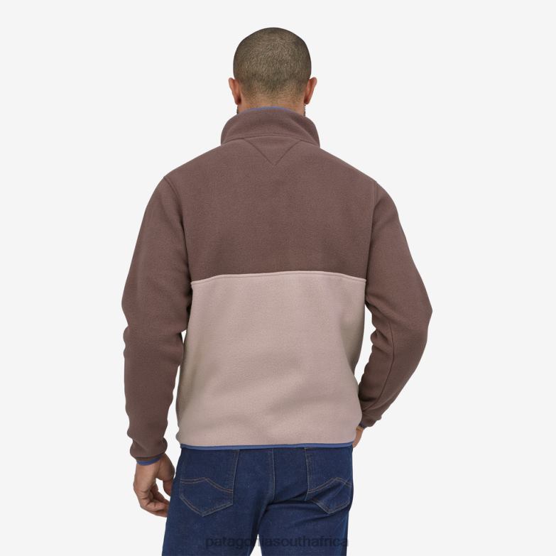 Women Synchilla Fleece Anorak Stingray Mauve Patagonia Apparel P6ZJ6255