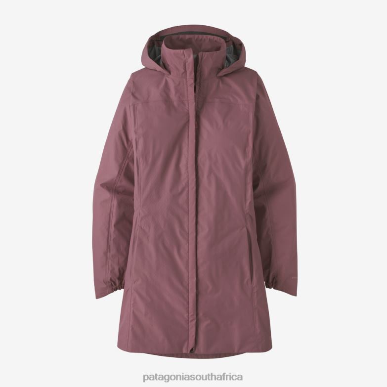 Women Torrentshell 3L Rain Parka Evening Mauve Patagonia Apparel P6ZJ6269