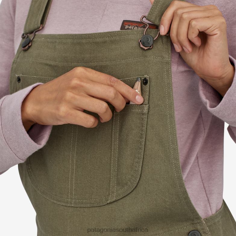 Women All Seasons Hemp Canvas Bib Overalls-Short Ink Black Patagonia Apparel P6ZJ6989