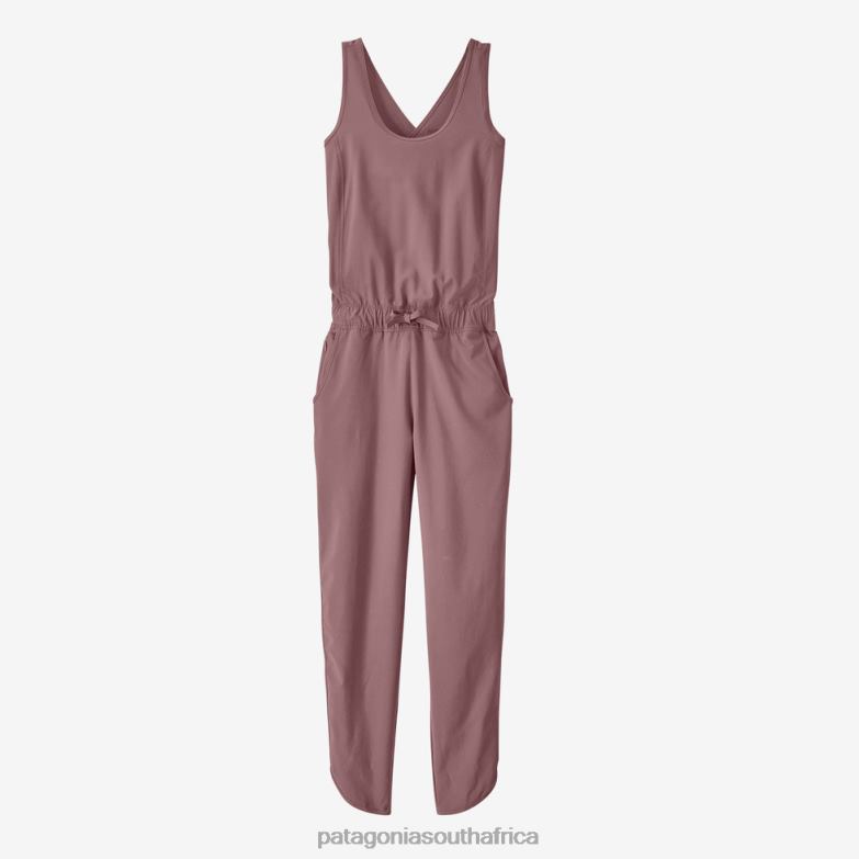 Women Fleetwith Romper Evening Mauve Patagonia Apparel P6ZJ61102