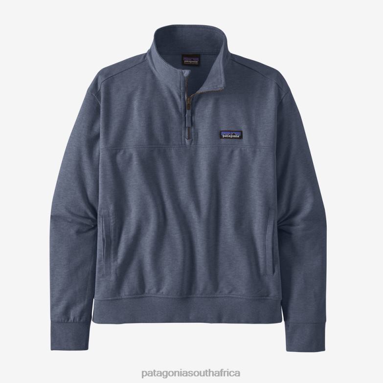 Women Ahnya Fleece Pullover Smolder Blue Patagonia Apparel P6ZJ6759