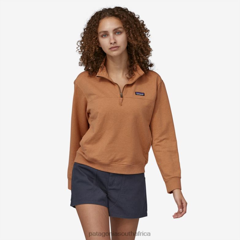 Women Ahnya Fleece Pullover Trip Brown Patagonia Apparel P6ZJ6466