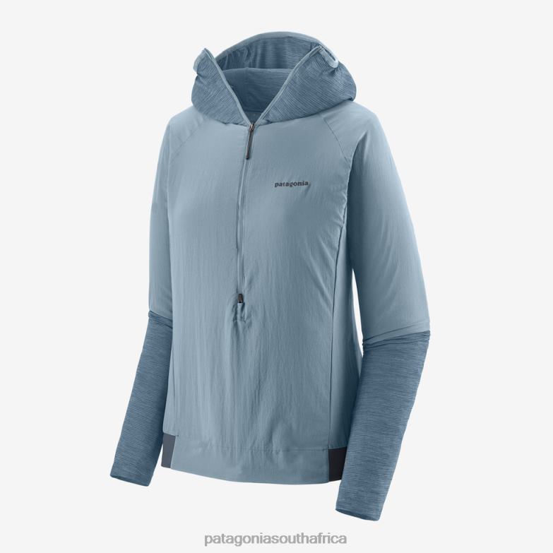 Women Airshed Pro Pullover Steam Blue Patagonia Apparel P6ZJ6383