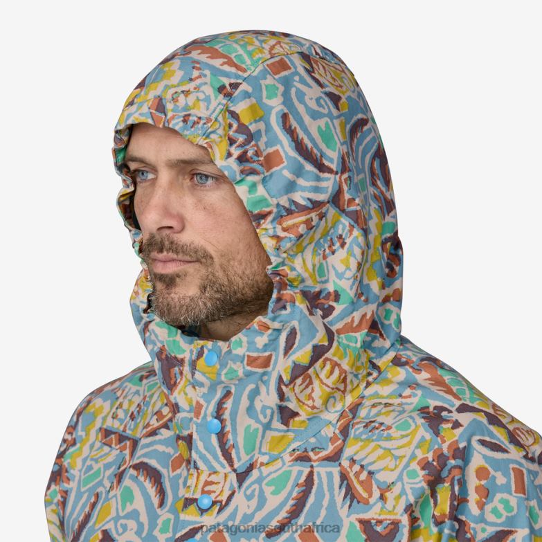 Women Funhoggers Cotton Anorak Pullover Thriving Planet: Lago Blue Patagonia Apparel P6ZJ6362