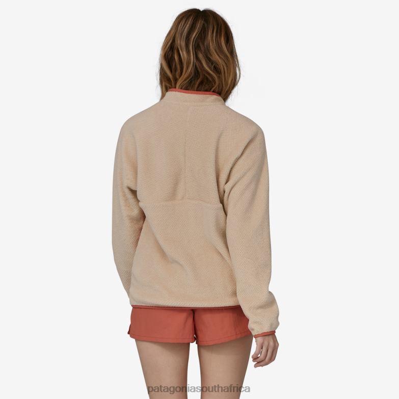 Women Re-Tool Fleece 1/2-Zip Pullover Evening Mauve - Light Star Pink X-Dye Patagonia Apparel P6ZJ6582