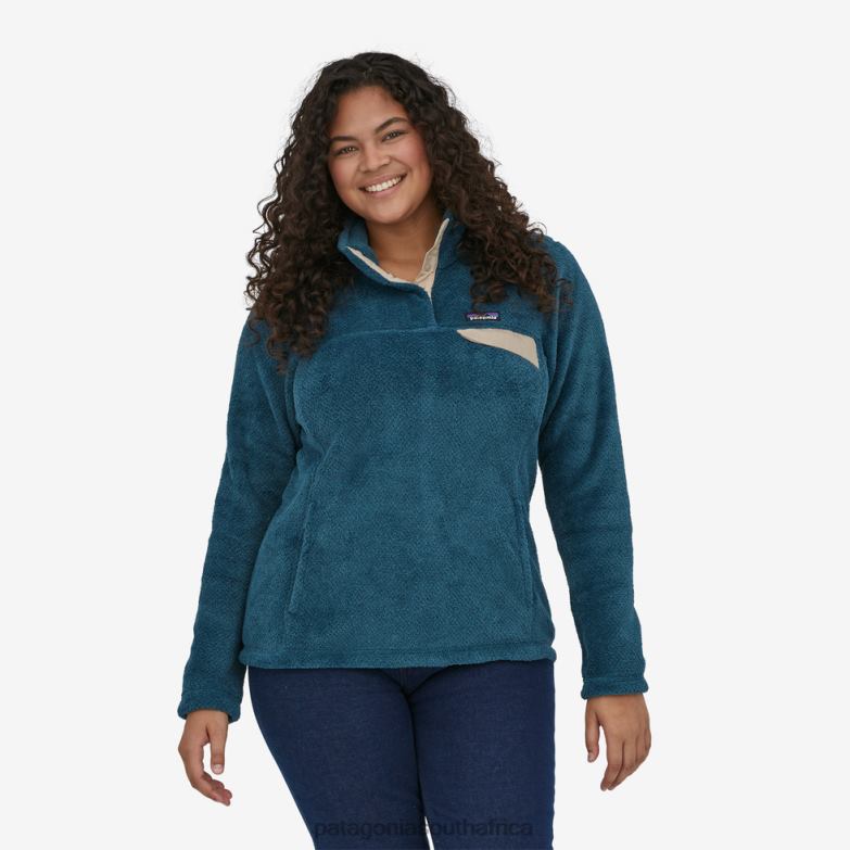 Women Re-Tool Snap-T Fleece Pullover Quartz Coral - Light Quartz Coral X-Dye Patagonia Apparel P6ZJ6600