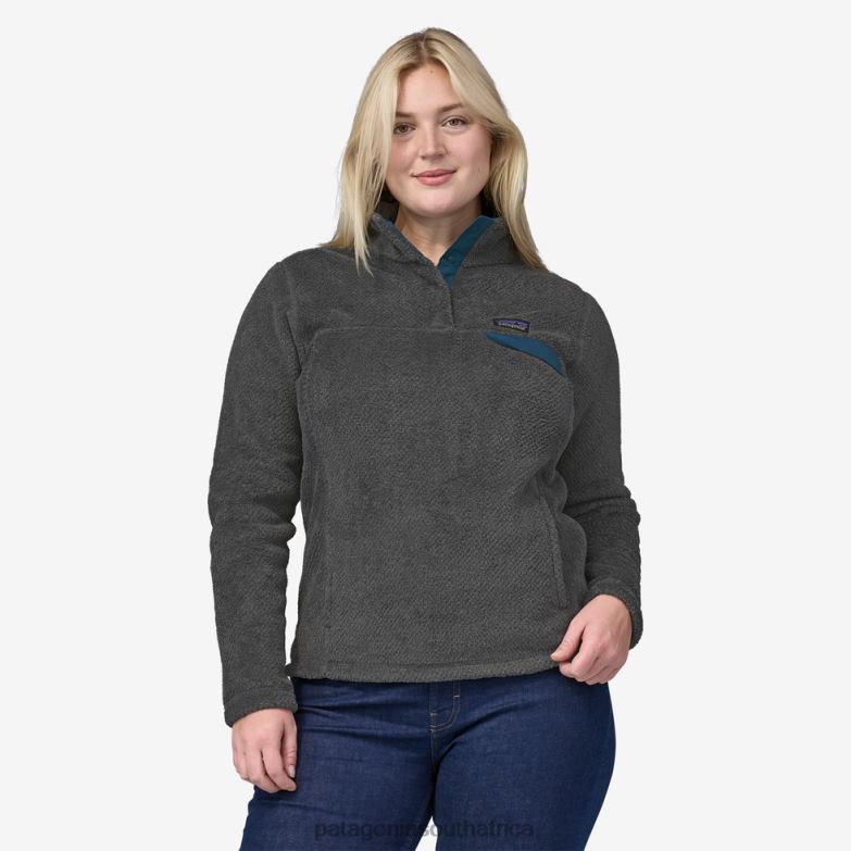 Women Re-Tool Snap-T Fleece Pullover Wavy Blue - Tidepool Blue X-Dye Patagonia Apparel P6ZJ6603