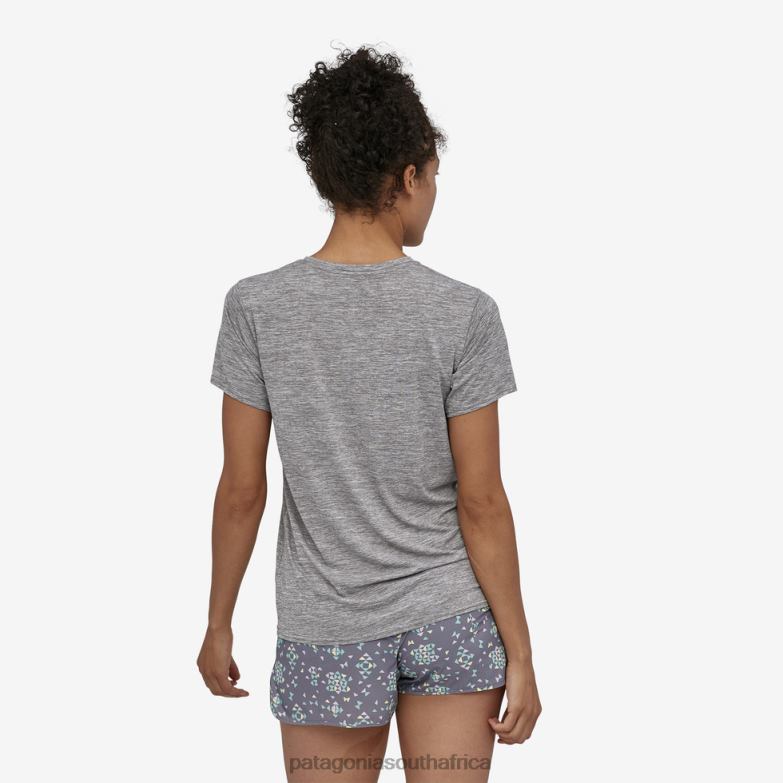 Women Capilene Cool Daily Shirt Feather Grey Patagonia Apparel P6ZJ6615
