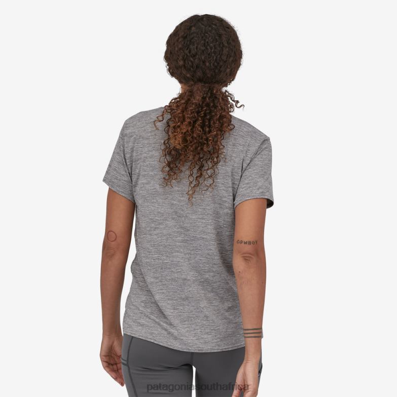 Women Capilene Cool Daily Shirt Feather Grey Patagonia Apparel P6ZJ6615