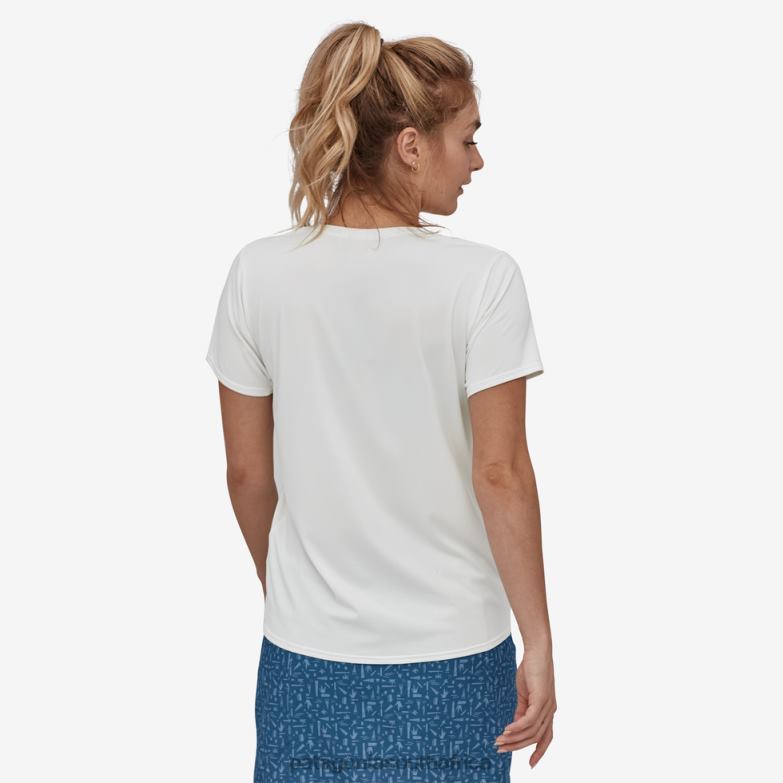 Women Capilene Cool Daily Shirt White Patagonia Apparel P6ZJ6617
