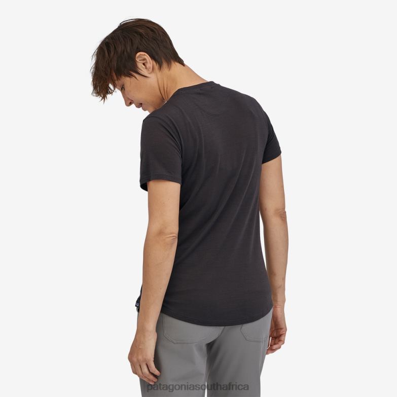 Women Capilene Cool Merino Graphic Shirt Forge Mark Icons: Light Plume Grey Patagonia Apparel P6ZJ6789