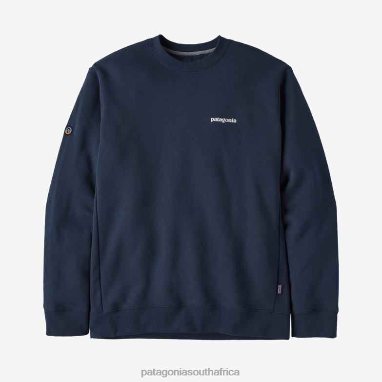 Women Fitz Roy Icon Uprisal Crew Sweatshirt New Navy Patagonia Apparel P6ZJ6540