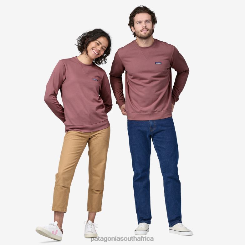 Women Regenerative Organic Certified Cotton Crewneck Sweatshirt Evening Mauve Patagonia Apparel P6ZJ6473