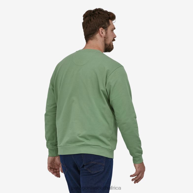 Women Regenerative Organic Certified Cotton Crewneck Sweatshirt Pigeon Blue Patagonia Apparel P6ZJ6586