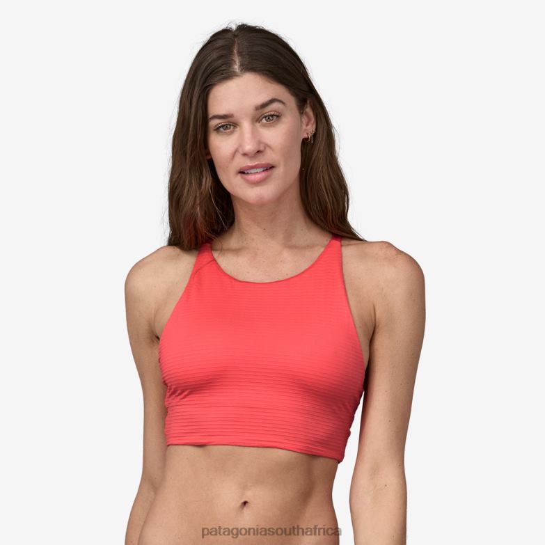 Women Nanogrip Cami Bikini Top Ripple: Coral Patagonia Apparel P6ZJ61201