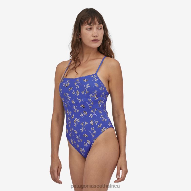 Women Reversible Sunrise Slider One-Piece Swimsuit Quito: Float Blue Patagonia Apparel P6ZJ61181