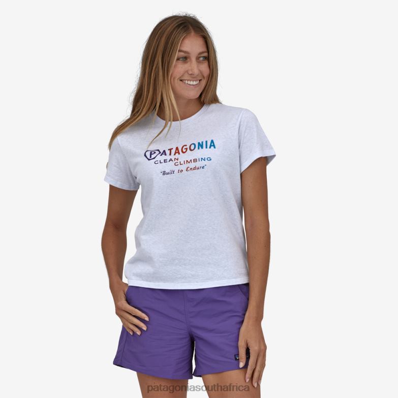 Women Endure Hex Responsibili-Tee Quartz Coral Patagonia Apparel P6ZJ6900