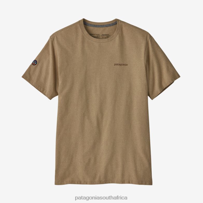 Women Fitz Roy Icon Responsibili-Tee Classic Tan Patagonia Apparel P6ZJ6736