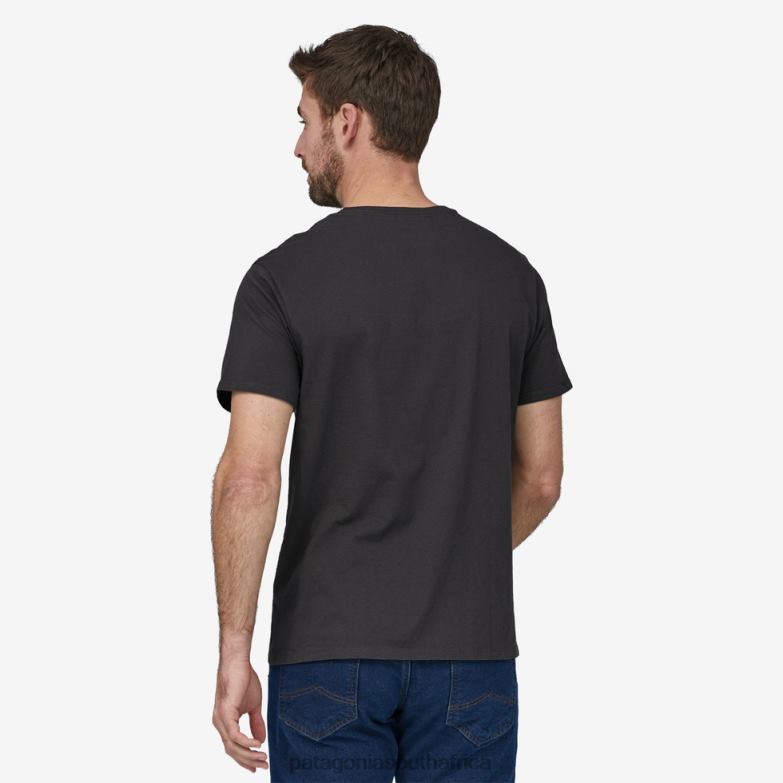 Women Flying Fish Felt Patch Organic Pocket T-Shirt Salvia Green Patagonia Apparel P6ZJ6792