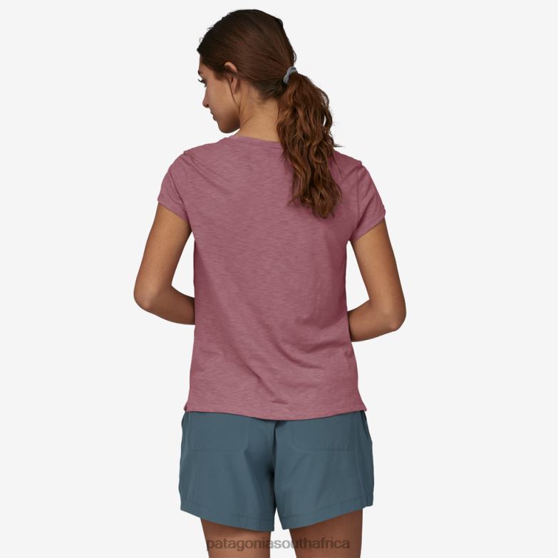 Women Mainstay Tee Evening Mauve Patagonia Apparel P6ZJ6659