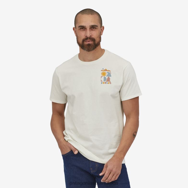 Women Spirited Seasons Organic T-Shirt Sandhill Rust Patagonia Apparel P6ZJ6755