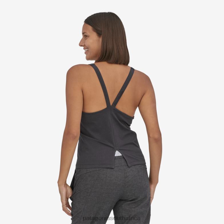 Women Tadra Tank Top Ink Black Patagonia Apparel P6ZJ6823