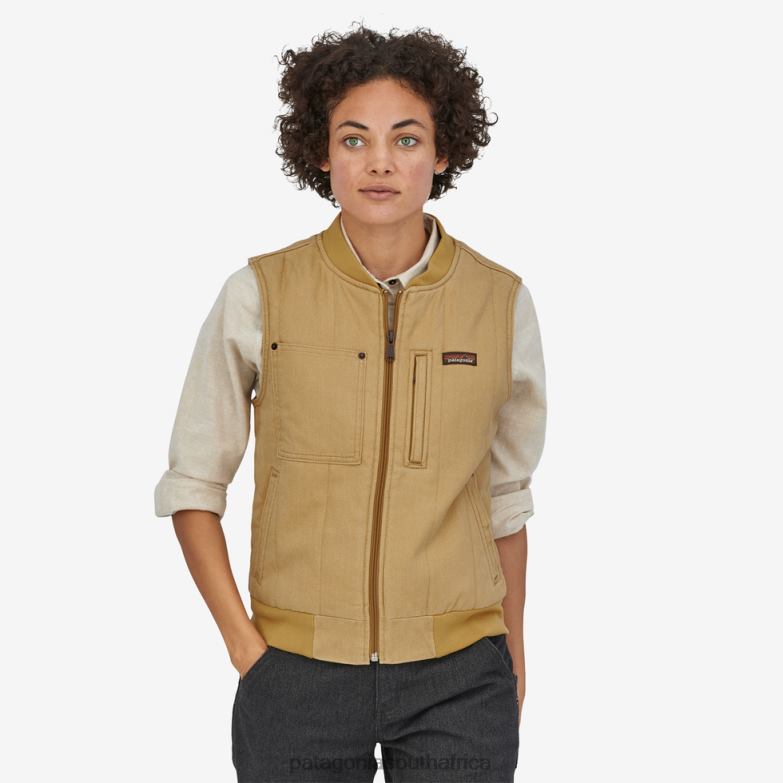 Women All Seasons Hemp Canvas Vest Rattan Patagonia Apparel P6ZJ6363