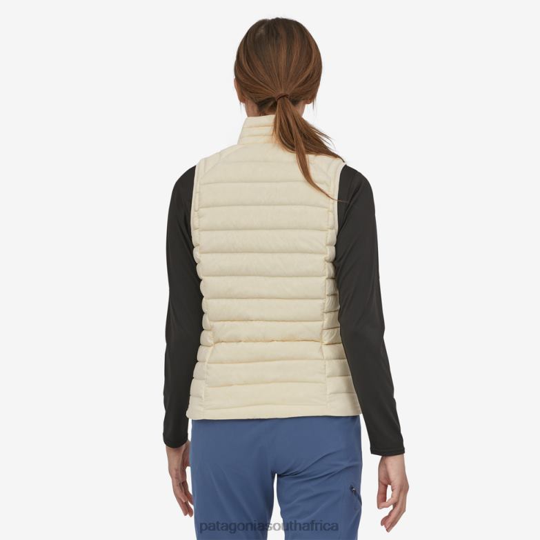 Women Down Sweater Vest Wool White Patagonia Apparel P6ZJ6285
