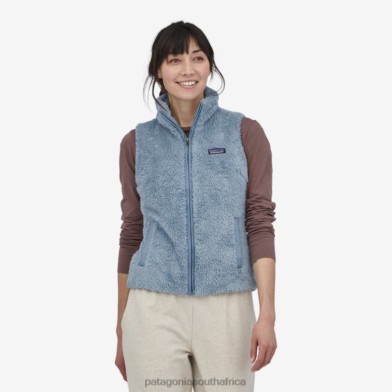 Women Los Gatos Fleece Vest Light Plume Grey Patagonia Apparel P6ZJ6274
