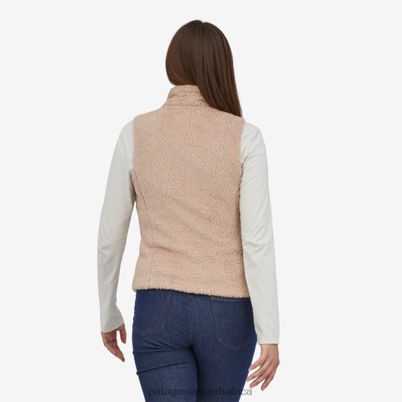 Women Los Gatos Fleece Vest Pampas Tan Patagonia Apparel P6ZJ6275