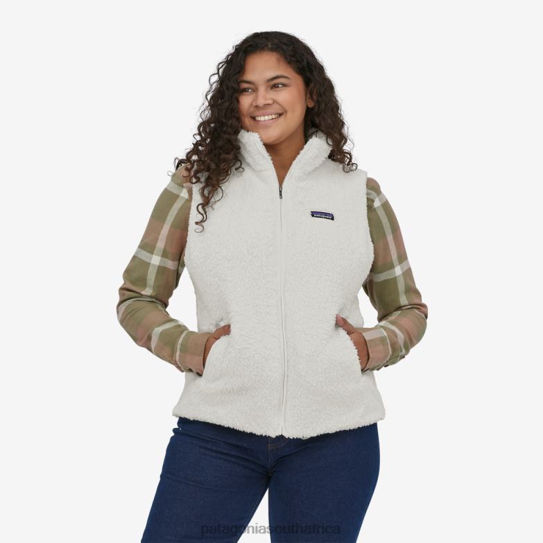 Women Los Gatos Fleece Vest Pampas Tan Patagonia Apparel P6ZJ6275