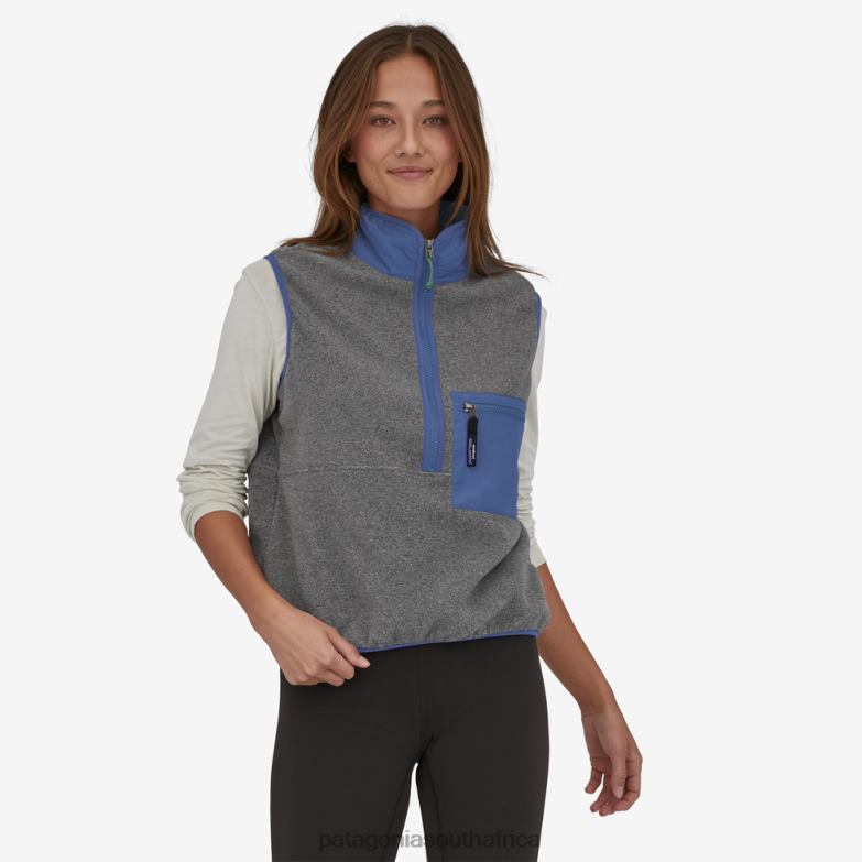 Women Synchilla Fleece Vest Nickel Patagonia Apparel P6ZJ6280